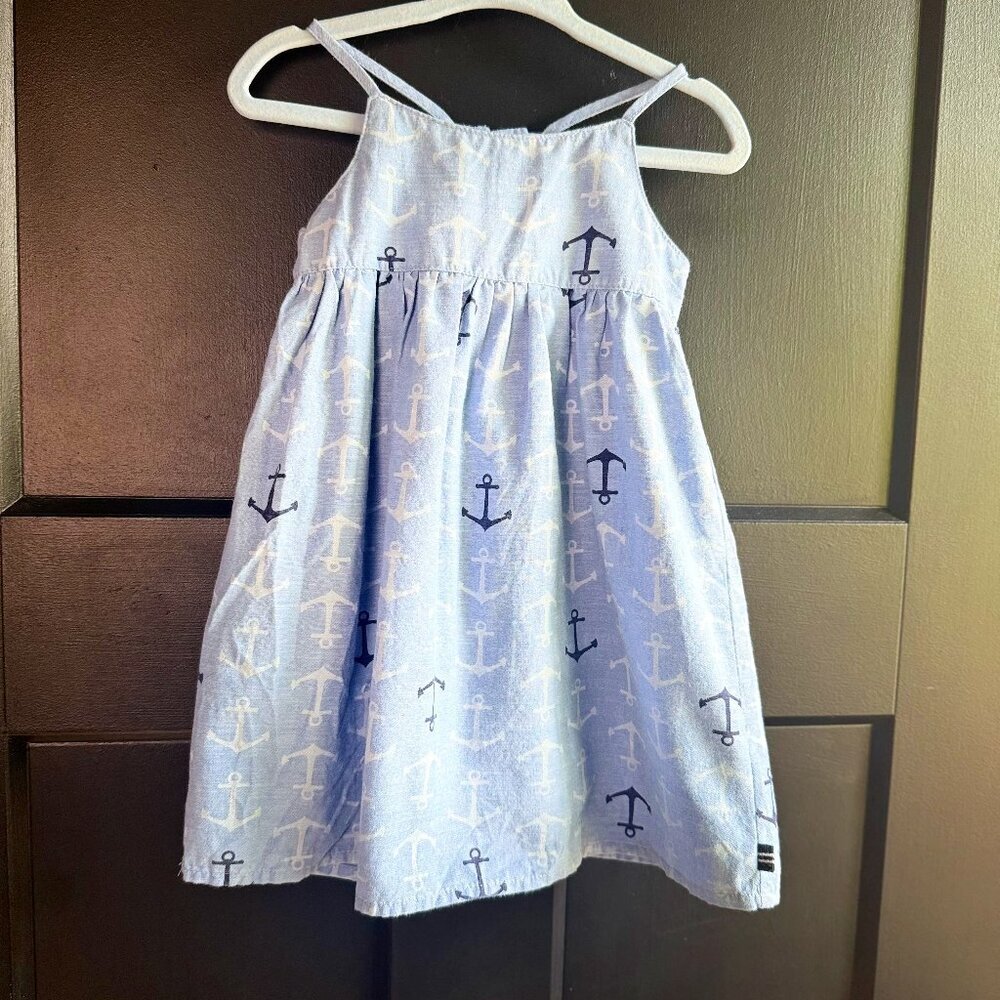 Nautica Baby Girl Dress - Size 18M - Light Blue